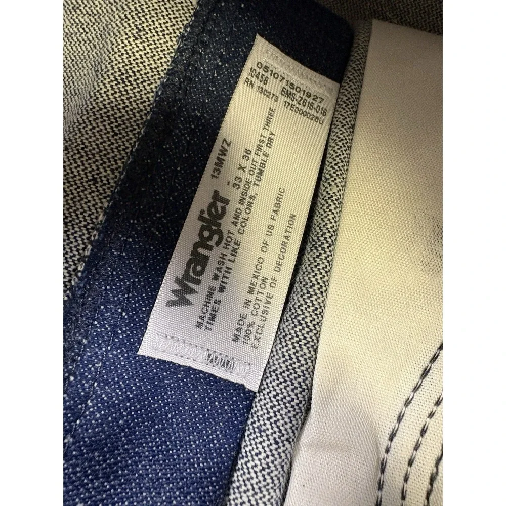 Wrangler 13MWZ Pro Rodeo Jeans Mens 33x36 NWT Rigid Indigo Cowboy Cut Denim 33